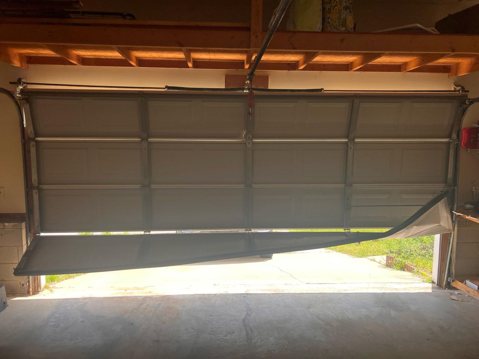 Severe off-track damage