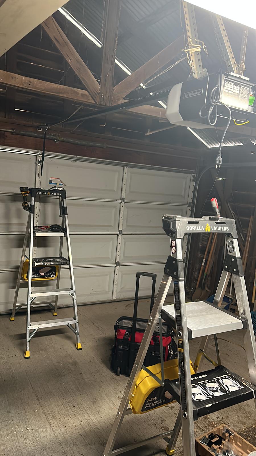 Professional garage door opener setup